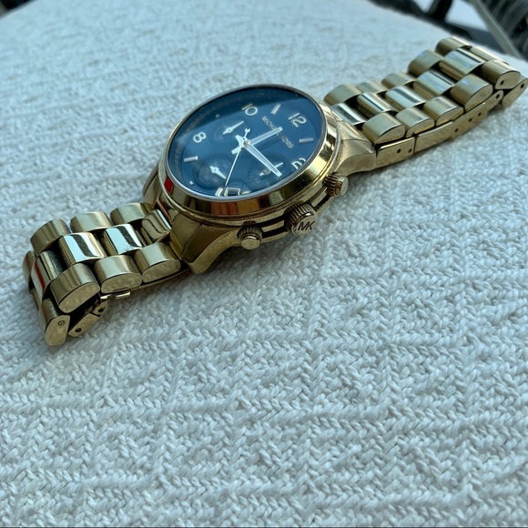 Michael Kors Chronograph Gold and Black Watch main image 5